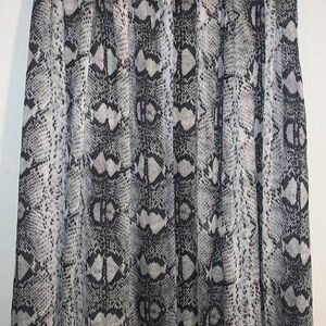 White House Black Market Python Print Midi Skirt Size 12